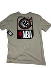 Nba Men s T-shirt W Nba Logo Lg Sand Color Cotton  Polyester