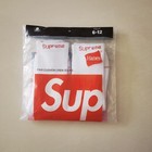 Supreme  Hanes White Socks  Two Pairs In Package   100  Authentic  New Brand