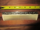 Vintage Sterling Silver Plated Vanity Set Mirror  Comb    Brush Rare Antique