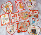 Charming Lot Of 11 vintage 1920s Valentines Day Cards whitney Made a-meri-card