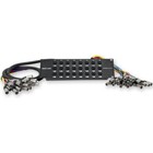 24 Channel Pro Audio Xlr Trs Combo Splitter Snake Cable - 3  And 10  Xlr Trunks