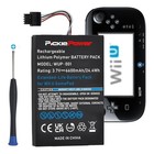 Rechargeable 6600mah Battery For Wii U Gamepad - Replacement Power Pack Wup-010