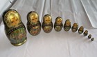 Matryoshka Nesting Dolls Russian 10 Pc Hand-painted Depicts Firebird Fairy Tale