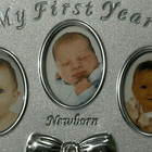 My First Year Baby Photo Frame