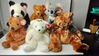 Ty Classic Vintage Plush Collection  lot Of  6  Vhtf Ty Plush Bears   mwt s  b-2