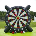 10ft Tall Outdoor Inflatable Soccer Golf Darts Board With 8 Soccer Balls Blower