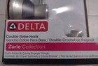 Delta Satin Nickel Double Bronze Double Robe Hook Towel Hook Zurie Collection