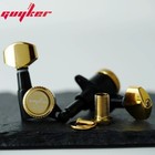 Guyker 1 18 Lock String Tuning Key Pegs Black Golden Machine Head 6r For St Tl