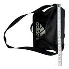 Adidas Duffel Bag Gym Sports Travel Shoulder Bag Black Unisex Lightweight