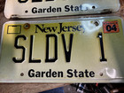 New Jersey License Plate Vanity Personalized Sldv 1 Garden State