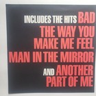 Michael Jackson Bad 12x12 Promo 2-sided Cover Flat Poster 1987 W hits On Back Ex