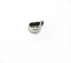 10 Pcs Drop Pendant Blank Resin Bezel Silver Plated Epoxy Frame  10x8mm  G28244