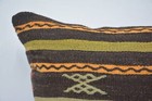 28 x28  Brown Cushion Case  Pillow For Sofa  Kilim Pillows  Personalized Gift