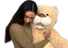 Giant 4 Foot Teddy Bear 48 Inch 122 Cm Soft Big Plush Stuffed Animal Beige New