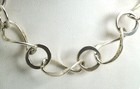 Cii Mexico Sterling Silver Long Loop Link Necklace