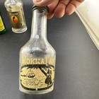 Vintage Lot Of 4 Mini Shot Airline Liquors Bottles Empty      Many W tax Stamps     
