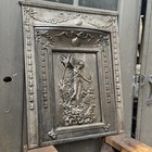 Refinished Antique Cast Iron Fireplace Surround   Summer Cover Set