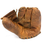 Vintage 50   leather Baseball Glove Mitt  Wilson Ball Hawk A2934 Sports Decor