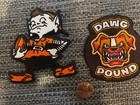  2  Cleveland Browns Vintage Embroidered Iron On Patches Patch Lot 3    X 2 5   