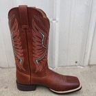 Ariat Rockdale Womens Sz 11 B  Brown Distressed Leather Cowboy 12  Boots 1004238