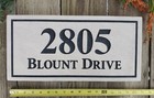 Indiana Limestone Address Stones   Mailbox   House Number W  Street Name Option