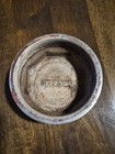  very Rare  Antique White Truck Grease Cap Dust Cover Hub Cap 4  Wide On Bottom