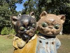 Vintage 1920 s-1930 s Two Kittens Cast Iron Hubley Mfg Co  Doorstop