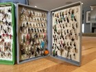 Job Lot Vintage Fishing Flies 2x Fox Box   Shimano Wallet Etc 100   s Of Flies