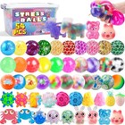 54 Pack Stress Balls  Squishy Balls  Squeeze Balls For Adults  Stress Relief    