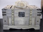 Card Slot Wooden Wedding Card Box Trunk  Vintage Shabby Chic Wedding Decor