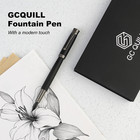 Fountain Pen Set - Fine And Medium Nibs Includes 18 Ink Cartridges Ink Refill 