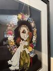    lady Of The Thread    Completed Finished Framed Cross Stitch By Lavender   Lace
