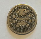 1837  Feuchtwanger Cent   Nice  Vf