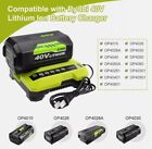 Rapid Op401 Charger For Ryobi 40v 6 0ah Battery 40 Volt Lithium Op4050 Op40602