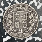 1874 Great Britain Victoria 1 2 Crown Lot jm1630 Silver 