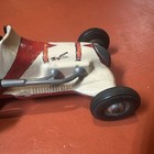 Vintage Roy Cox Thimble Drome Champion Tether Race Car  1 Hand Paint Pusher 50 s