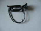 Vintage Black Bugle General Custer   Tom Maddox Cavalry Marx Johnny West