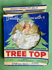 Vintage Spun Glass Angel Tree Topper National Tinsel Mfg Co Gold Foil Wings