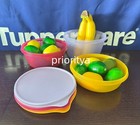 Tupperware Modular Medium Round Nesting 2 1 5 1l Bowl Set Of 3 Summer Color New
