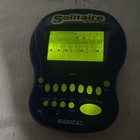 Vintage 1997 Radica Solitaire Lite Electronic Hand Held Portable Game Tested