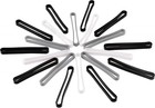 36 Pieces 3 Inches Silicone Rubber Bands Elastic Rubber Wrapping Bands Assort   