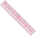 Westcott 6  10ths Transparent Graph Ruler Inches metric Translucent Color W-20