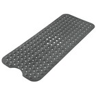 Non-slip Bath Tub Mat  40 X 16 inch Extra Long Antibacterial Bathroom Shower Mat