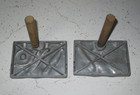 Clean Lead Mold  Army Soldiers  Weapons  Cannon Number 6197 With Handles Vintage