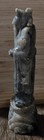 Chinese Hand Carved Sm Jade Or Soap Stone Sculpture Of Wise Ancient Elder Or God