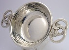 Super R E Stone Sterling Silver Planished Quaich Cup Bowl 2004 Arts   Crafts 86g