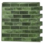  10-sheet Kitchen Backsplash Tiles Peel And Stick  Self Adhesive Jade Green