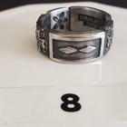 Asian Vintage Flatware Stainless Steel Spoon Ring Size 8