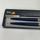 Vintage  Parker Jotter Blue Ballpoint Pen   Pencil Set In Box Nos