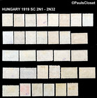 Hungary 1919 Sc 2n1 - 2n32 Romanian Occupation Overprint Stamps 32 Mvlh Og Vf
